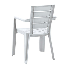 Combo Comedor Baru (1 Mesa + 4 Sillas Con Brazos) Gris Hielo