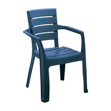 Combo Comedor Barú Trendy (1 Mesa + 4 Sillas Con Brazos) Azul Petroleo