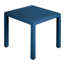 Combo Comedor Barú Trendy (1 Mesa + 4 Sillas Con Brazos) Azul Petroleo