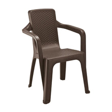 Combo Comedor Familiar Eterna (1 Mesa + 6 Sillas con Brazos) Wengue