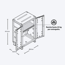 Combo Cocina Barú (Armario Grande + Armario Mediano) Taupe