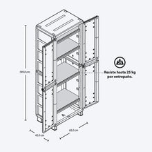 Combo Cocina Rattan (Armario Grande + Armario Mediano) Wengue