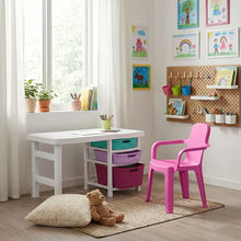 Combo Estudio Infantil (Escritorio + Silla) Niñas Fucsia