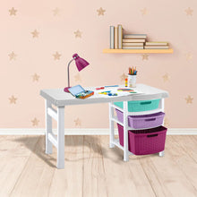 Combo Estudio Infantil (Escritorio + Silla) Niñas Fucsia