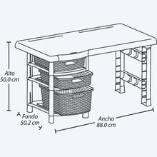 Combo Estudio Infantil (Escritorio + Silla) Niñas Fucsia