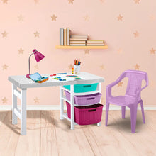 Combo Estudio Infantil (Escritorio + Silla) Niñas Lavanda
