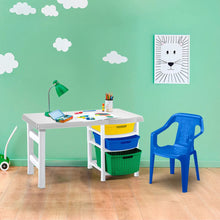Combo Estudio Infantil (Escritorio + Silla) Niños Azul
