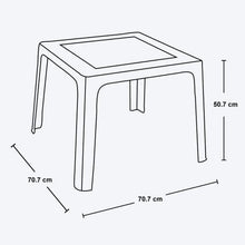 Combo Infantil (1 Mesa + 4 Sillas) Rojo