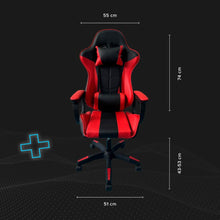 Silla Gamer Ness Ergonómica Reclinable, Rojo