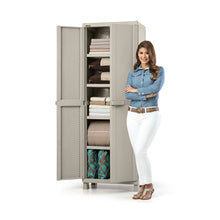 Armario Grande Apariencia Rattan Taupe