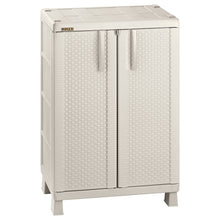 Armario Mediano Apariencia Rattan Taupe