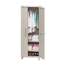 Armario Para Ropa Apariencia Rattan Taupe