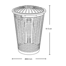 Cesta para Ropa Redonda con Manijas Mocca