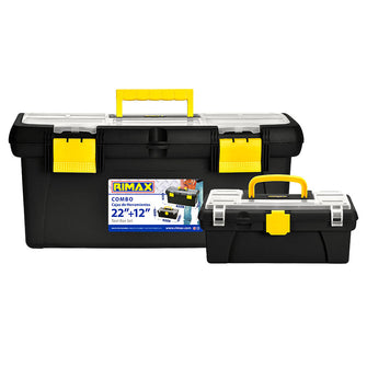 Combos Cajas de Herramienta 22"+12" Negro