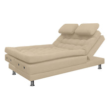 Sofa Cama Multifuncional Euro Con Brazos Antifluido, Color Beige