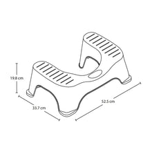 Butaco o Taburete para ir al Baño Blanco