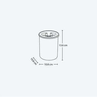 Recipiente Hermético 850 ml Taupe
