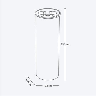 Recipiente hermético 1.8L Taupe