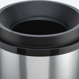 Papelera Evo Apariencia Metal 25 L Negro