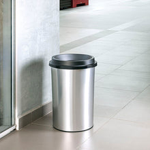 Papelera Evo Apariencia Metal 25 L Negro