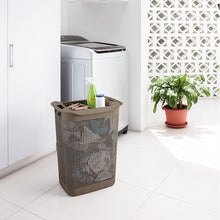 Cesta Para Ropa Linum Con Tejido Premium Mocca