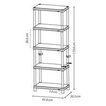 Estante Infantil de 5 Niveles 12" Verde Lima