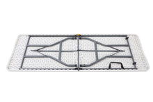 Mesa Auxiliar de Sala Plegable Print, Blanco, con patas metálicas