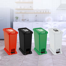 Basurero Pedal 35 Litros Blanco