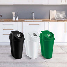 Papelera Style Tapa Vaiven 25 Litros Negro