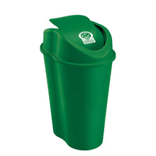 Papelera Style Tapa Vaiven 25 Litros Verde