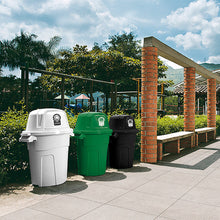 Basurero Manejo Residuos 100 Litros Blanco