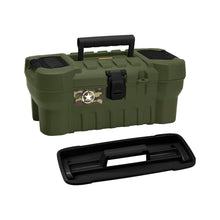 Caja Herramientas 16" Cerradura Plástica Verde