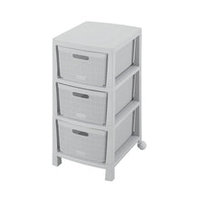 Cajonero Fique 3 Gavetas Gris Hielo