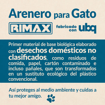 Arenero para Gato Color Gris y Azul Turquesa