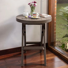 Mesa Plegable Redonda Barú Mocca