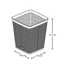 Papelera Fique 6 Litros Gris Hielo