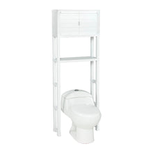 Estante Organizador con Puertas para Baño Blanco