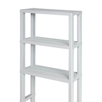 Estante Organizador 3 Niveles para Baño Gris Hielo