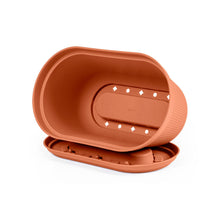 Matera Oval Rafia de 4, Cm Terracota
