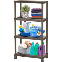 Estante multifuncional de 4 Niveles Solido 15" Mocca