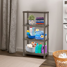 Estante multifuncional de 4 Niveles Solido 15" Mocca