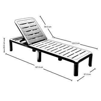 Cama Asoleadora Barú Taupe
