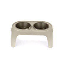Comedero Alto para Perros Medium Taupe
