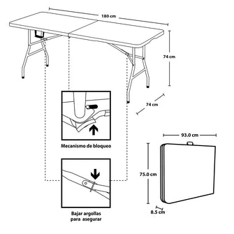 Mesa Banquetera Grande