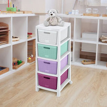 Cajonero Fique 4 Gavetas Glam