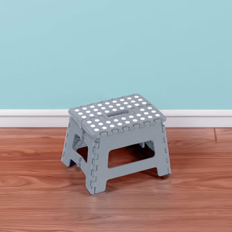 Butaco Plegable Pequeño Gris