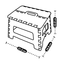 Butaco Plegable Pequeño Gris