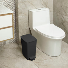 Basurero Pedal Slim 8 Litros Negro