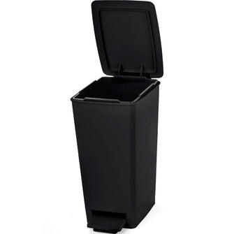 Basurero Pedal Slim 8 Litros Negro