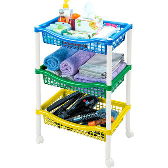 Canasta Móvil Rectangular de 3 Niveles Aventura